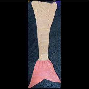 Mermaid tail blanket